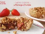Receita Especial dia da mãe: mini tartes de morango & crumble