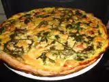 Receita Tarte de grelos, presunto e queijo picante