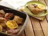 Receita Frango assado com laranja