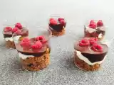 Receita Cheesecake de amora e chocolate negro num frasco