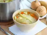 Receita Sopa de legumes com couve branca