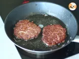 Receita steak / hamburguer vegetariano feito de feijão