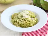 Receita Espaguete à carbonara (com abacate), versão vegetariana