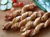 Receita Gressinos folhados de presunto com sementes de sésamo