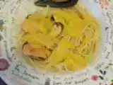 Receita Linguini com mexilhão e açafrão