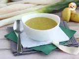 Receita Sopa / creme de alho-poró e batata