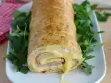 Receita Rocambole salgado (de queijo raclette, presunto e batatas)