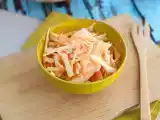 Receita Coleslaw (a salada americana de repolho e cenoura)