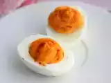 Receita Ovos mimosa, sabor páprica (colorau)