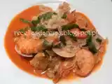 Receita Arroz de peixe e marisco