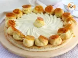 Receita Tarte saint honoré / tarte santo honório (tarte francesa com massa folhada e choux recheados)