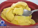 Receita Creme gelado de manga