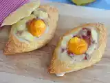 Receita Egg boats de queijo (barco de ovos)
