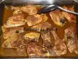 Receita Frango assado no forno à piteca