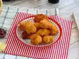 Receita Croquetes de macarrão com fiambre e queijo