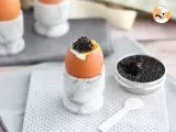 Receita Ovos com caviar