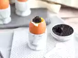 Receita Ovos com caviar