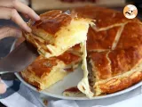 Receita Galette dos reis salgada (dia dos reis) - torta de batata com queijo