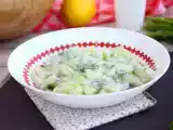 Receita Salada de pepino com molho de iogurte
