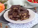 Receita Fudge de chocolate e avelãs