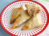 Receita Chamuça de atum e tomate
