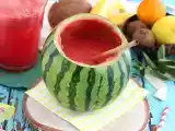 Receita Cocktail gin tônico de melancia