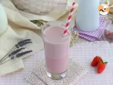 Receita Milkshake de morango e framboesa