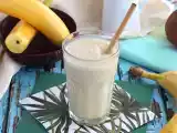 Receita Milkshake de banana e baunilha