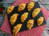 Receita Mini croissant folhado (queijo e fiambre)