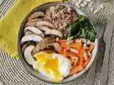 Receita Buddha bowl com ovo poché