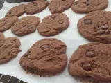 Receita Cookies fáceis com gotas de chocolate
