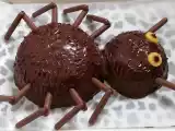 Receita Bolo aranha-bolo tangerina-especial halloween
