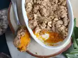 Receita Crumble (farofa) de abóbora com avelã