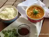 Receita Caril vermelho de camarão