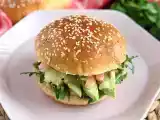Receita Sanduíche de camarão, abacate e coentro