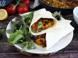 Receita Fajitas vegetarianas com soja