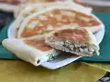 Receita Pão turco recheado na frigideira, o gözleme
