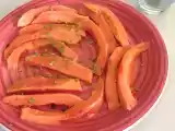 Receita Papaia com lima