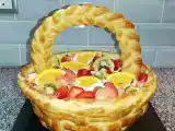 Receita Cesta de massa folhada com frutas