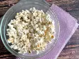 Receita Pipoca sem óleo feita no micro-ondas