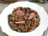 Receita Lentilha com salsicha defumada