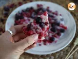 Receita Barra congelada de iogurte e frutas vermelhas