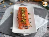 Receita Rocambole de salmão recheado com ricota e pistache