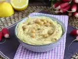 Receita Homus com limão confitado