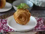 Receita New york roll salgado, sabor pesto, feito com 4 ingredientes