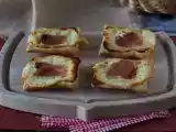 Receita Folhado invertido de queijo, presunto e batata