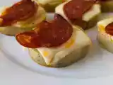 Receita Polenta assada com queijo e salame