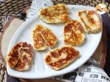 Receita Queijo halloumi grelhado com mel e alecrim