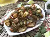 Receita Como fazer batata rústica com molho chimichurri?