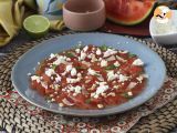 Receita Carpaccio de melancia: um frescor inesquecível!